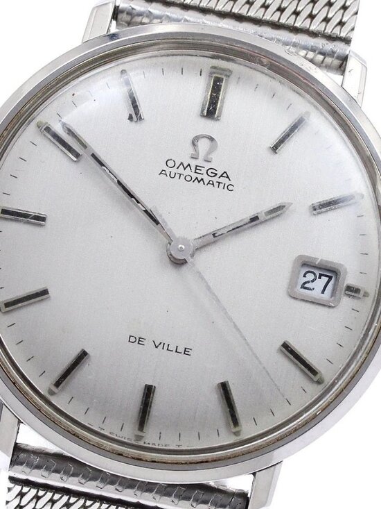 OMEGA De Ville 166.033 Date vintage Silver Dial Automatic Men\'s Watch_939920 main image 5